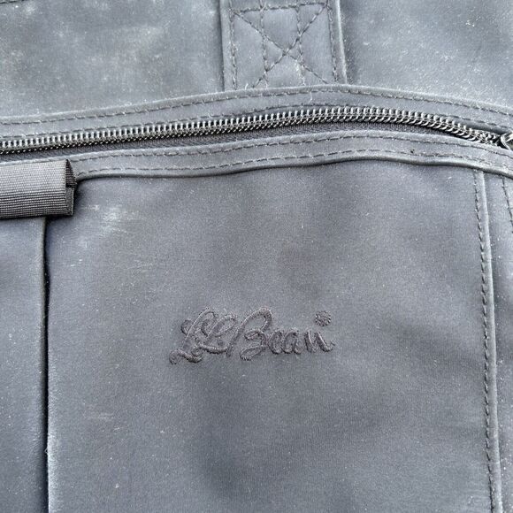 LL Bean Tote Bag Polyester Exterior Baby Bag Large Outdoor Multiple Pocket Purse - Picture 2 of 13